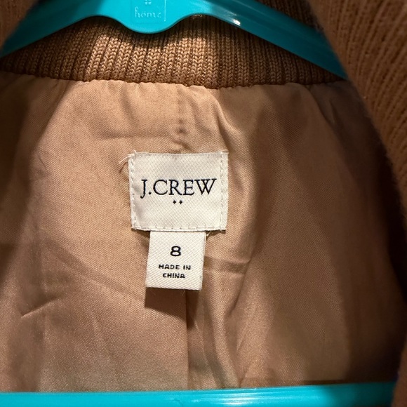 J. Crew Women's Camel Pea Coat 8 - Picture 10 of 11